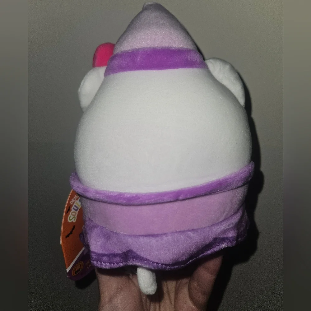 NWT Squishmallows Hello Kitty Halloween Wizard in Purple 5